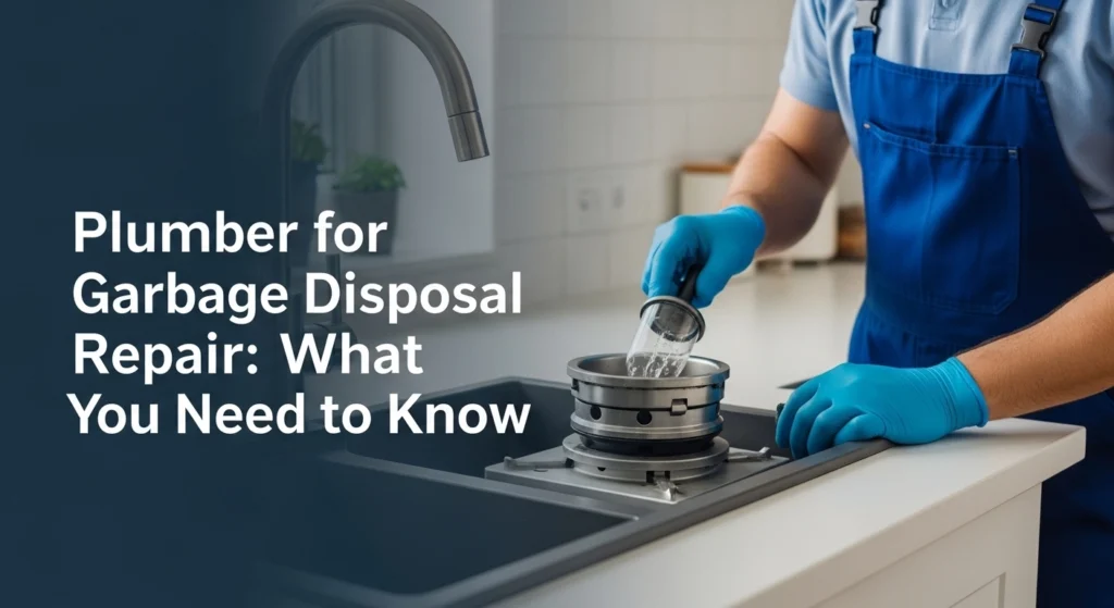 Plumber for Garbage Disposal Repair: What You Need to Know