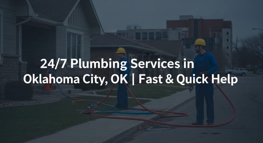 24/7 Plumbing Services in Oklahoma City, OK: Fast Help When You Need It